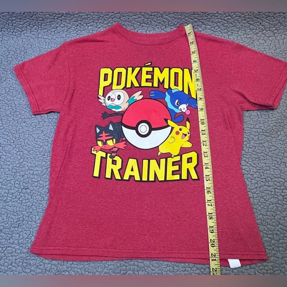 Pokémon Trainer Short Sleeve Little Boys T Shirt Size Small‎ Red And Yellow